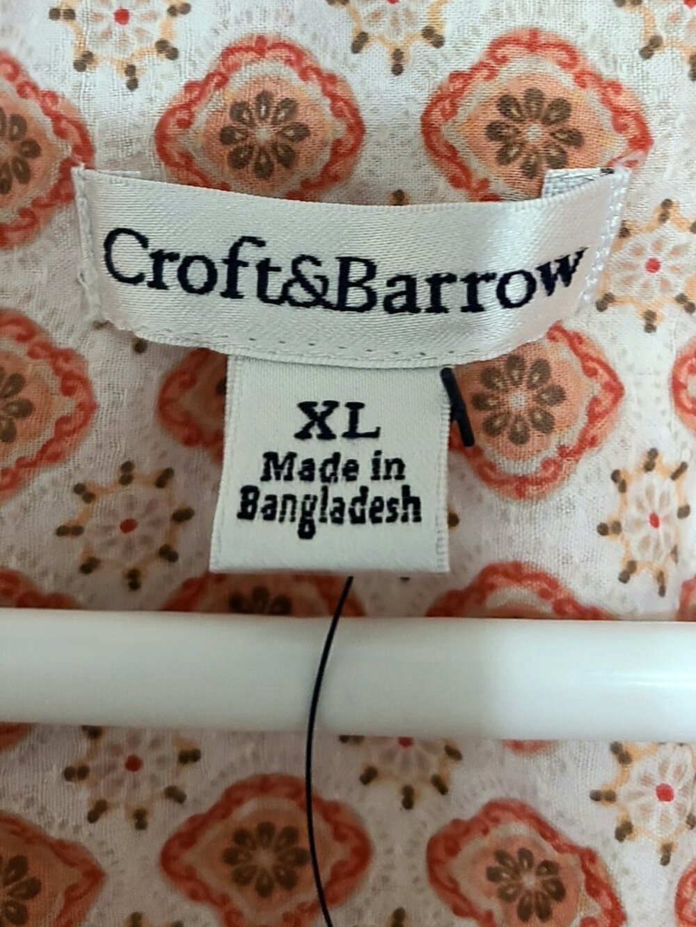 Red & White Collared Tank Top - Picture 3 of 4